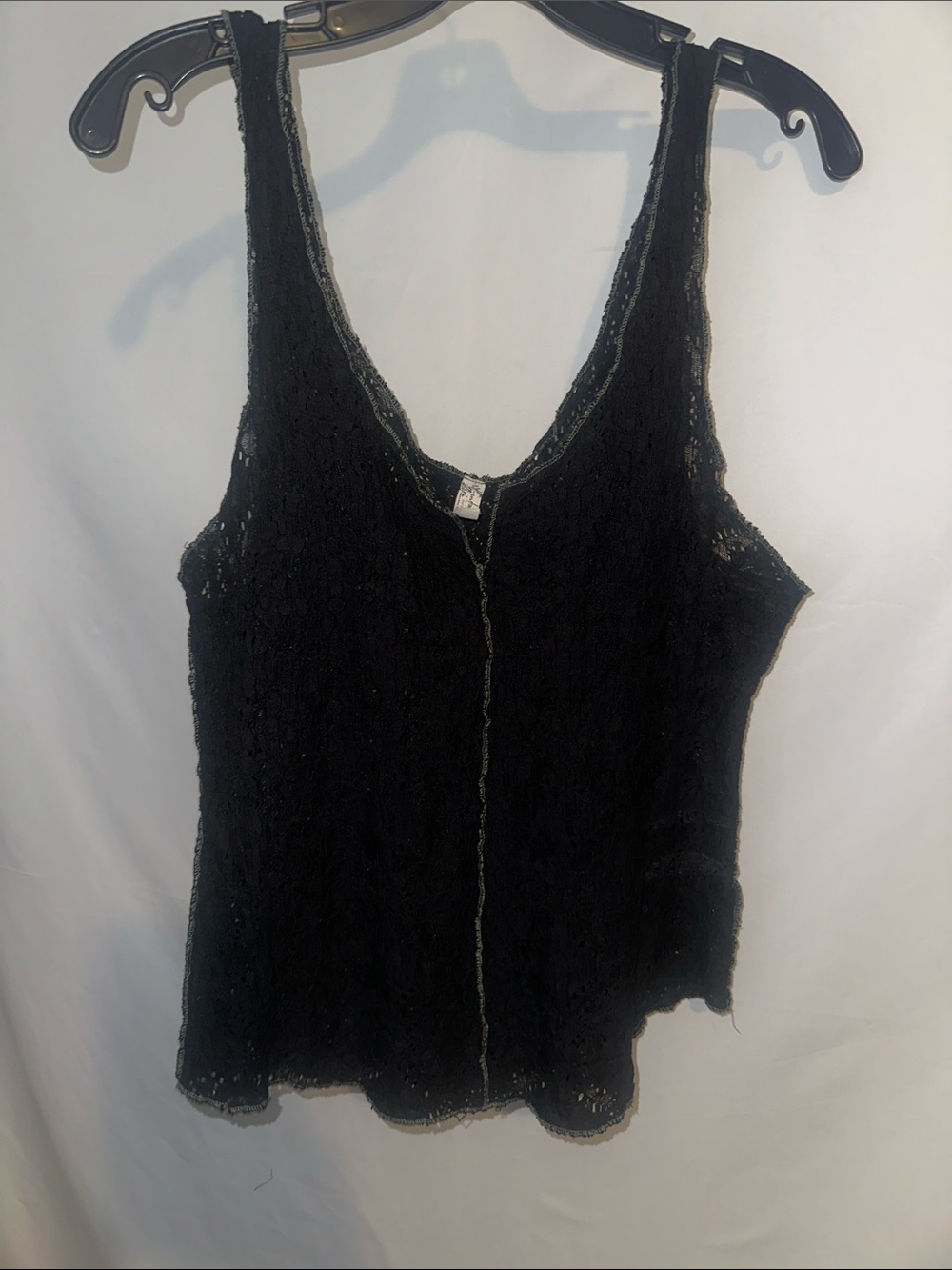 Free people Women's Black Lace Camisole Tank Top